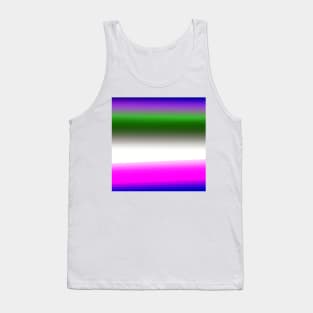 pink blue green white abstract texture Tank Top